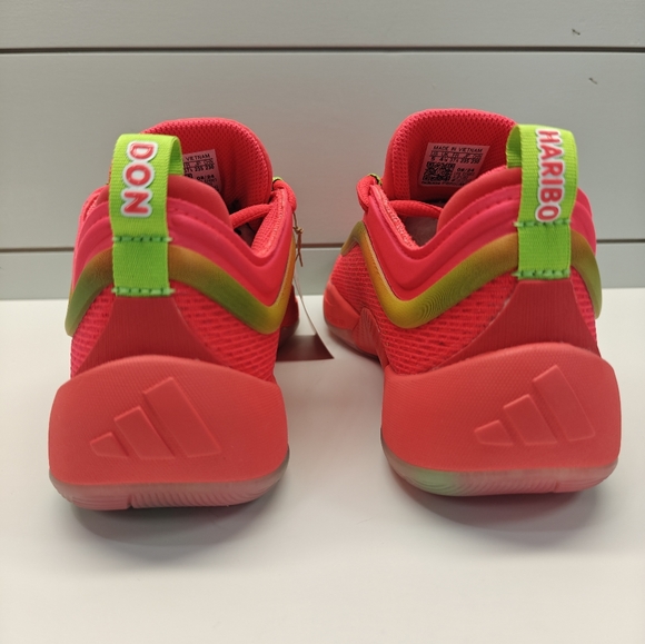 5Y Adidas Haribo Gummy Bears D.O.N. Issue 6 SMU Lucid Red Basketball Sneakers - Picture 8 of 11